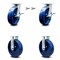 Service Caster 8 Inch Kingpinless Solid Poly Wheel Caster Brakes and Swivel Locks 2 Rigid, 2PK SCC-KP30S820-SPUR-SLB-BSL-2-R-2 - alternate 5